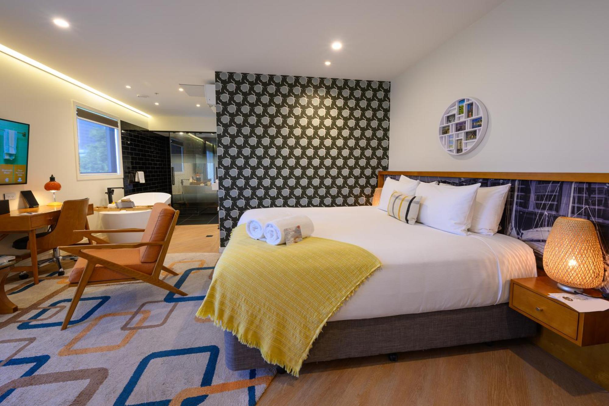 מלון Ohtel אוקלנד מראה חיצוני תמונה A bedroom at the hotel