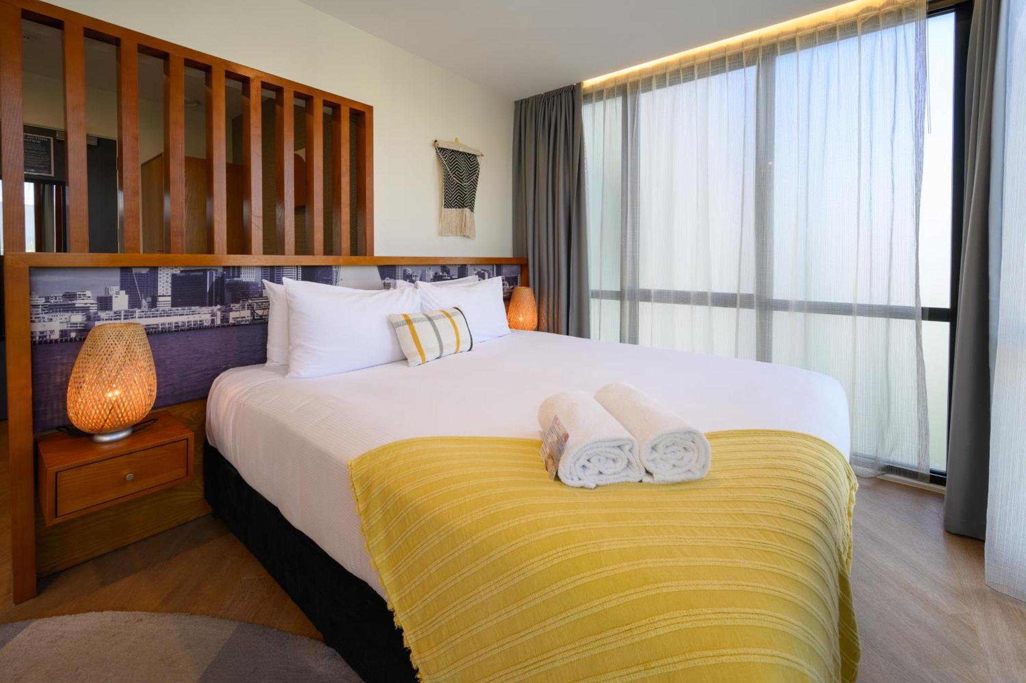 מלון Ohtel אוקלנד מראה חיצוני תמונה A bedroom at the hotel